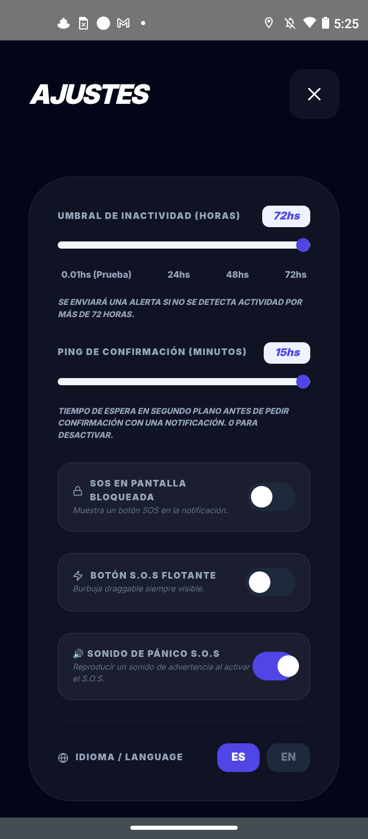 Ajustes